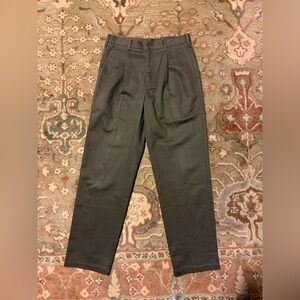 Cambridge Classic Men’s Olive Double Pleated and Pressed Pants